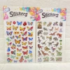 Cartoon 3D embossed silver bubble stickers, cartoon fruits, animals, cars, children's DIY 3D stickers, children's rewards Application Scenario